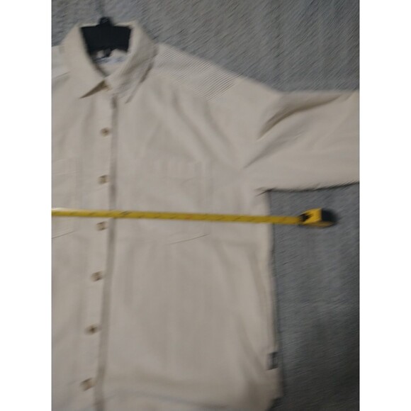 Hollister Corduroy Button Down Top Cream Color Xs - Picture 8 of 10